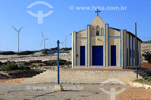  Assunto: Igreja de São Pedro - Canoa Quebrada / Local: Aracati - Ceará (CE) - Brasil / Data: 02/2014 