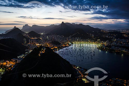  Assunto: Morro da Urca com enseada de Botafogo ao fundo / Local: Rio de Janeiro (RJ) - Brasil / Data: 03/2014 