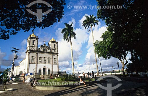  Assunto: Fachada da Igreja de Nosso Senhor do Bonfim (1754) / Local: Salvador - Bahia (BA) - Brasil / Data: 07/2008 