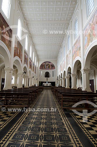  Assunto: Vista do interior da Igreja de Nossa Senhora do Rosário / Local: Goiás - Goias (GO) - Brasil / Data: 05/2012 