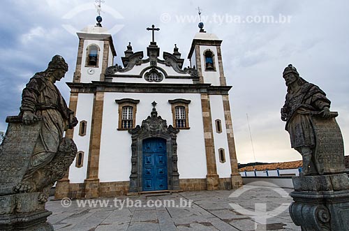  Assunto: Detalhe dos doze profetas do Santuário de Bom Jesus de Matosinhos / Local: Congonhas - Minas Gerais (MG) - Brasil  / Data: 06/2012 