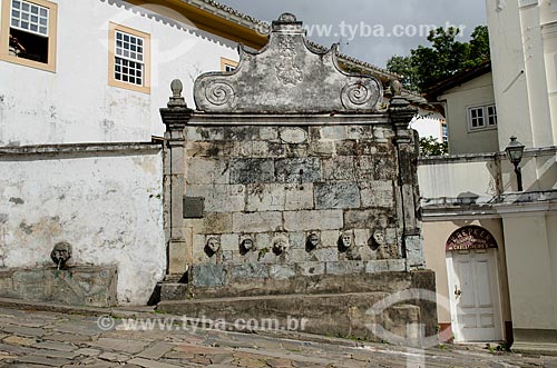  Assunto: Chafariz da Câmara / Local: Diamantina - Minas Gerais (MG) - Brasil / Data: 06/2012 