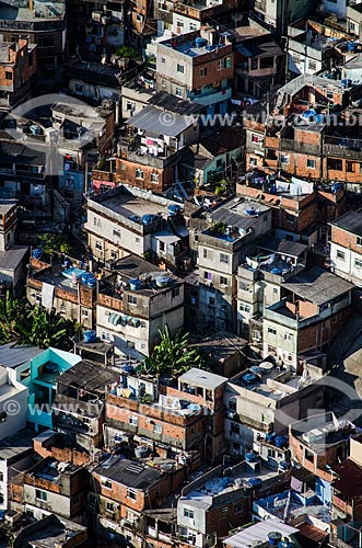  Assunto: Vista geral da Favela da Rocinha a partir do Morro Dois Irmãos / Local: São Conrado - Rio de Janeiro (RJ) - Brasil / Data: 02/2014 