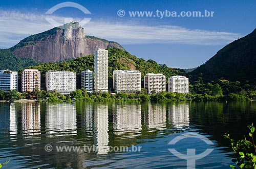  Assunto: Lagoa Rodrigo de Freitas com o Cristo Redentor (1931) ao fundo / Local: Lagoa - Rio de Janeiro (RJ) - Brasil / Data: 02/2014 