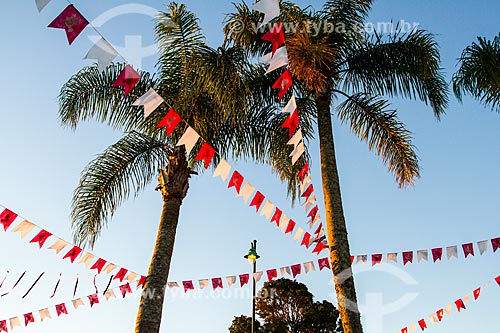  Assunto: Bandeiras para a Festa do Divino Espírito Santo / Local: Ribeirão da Ilha - Florianópolis - Santa Catarina (SC) - Brasil / Data: 06/2014 