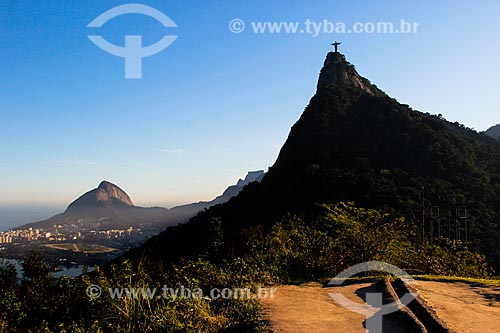  Assunto: Vista do Cristo Redentor (1931) / Local: Rio de Janeiro (RJ) - Brasil / Data: 08/2014 