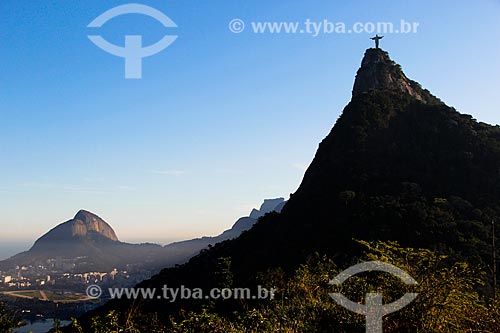  Assunto: Vista do Cristo Redentor (1931) / Local: Rio de Janeiro (RJ) - Brasil / Data: 08/2014 