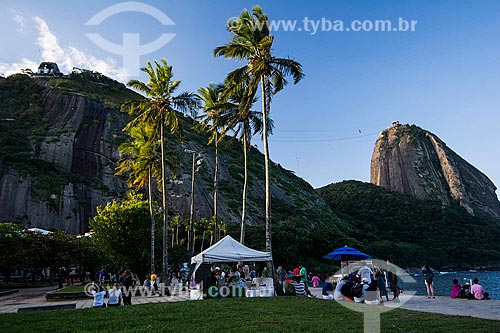  Praia Vermelha com Pão de Açúcar ao fundo  - Rio de Janeiro - Rio de Janeiro (RJ) - Brasil