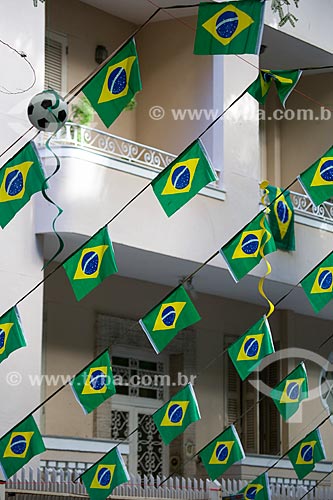  Rua Honório de Barros decorada durante a Copa do Mundo no Brasil  - Rio de Janeiro - Rio de Janeiro (RJ) - Brasil