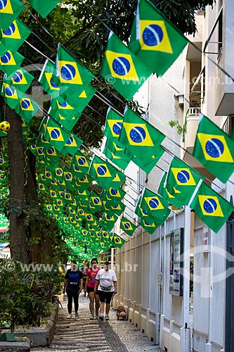  Rua Honório de Barros decorada durante a Copa do Mundo no Brasil  - Rio de Janeiro - Rio de Janeiro (RJ) - Brasil