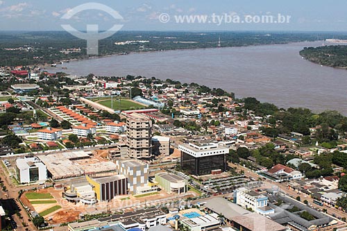  Foto aérea de Porto Velho com o Rio Madeira ao fundo  - Porto Velho - Rondônia (RO) - Brasil