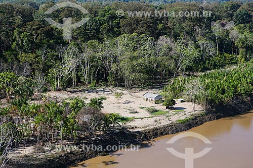  Foto aérea de casas na comunidade Cujubim  - Porto Velho - Rondônia (RO) - Brasil