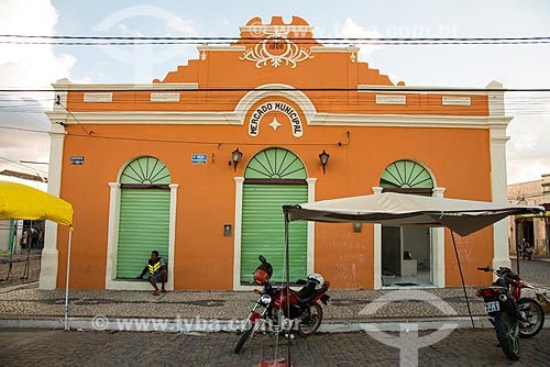  Fachada do Mercado Municipal da cidade de Belém de São Francisco  - Belém de São Francisco - Pernambuco (PE) - Brasil