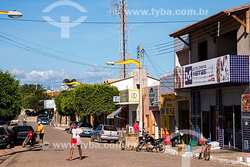  Rua comercial da cidade de Penaforte  - Penaforte - Ceará (CE) - Brasil