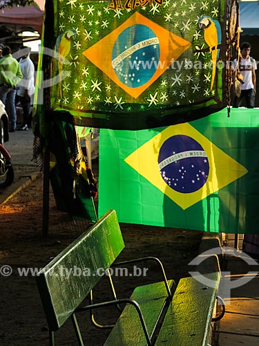  Bandeiras do Brasil durante a Copa do Mundo no Brasil  - Porto Alegre - Rio Grande do Sul (RS) - Brasil