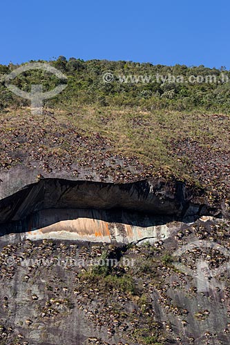  Fissura em rocha do Parque Nacional da Serra dos Órgãos  - Petrópolis - Rio de Janeiro (RJ) - Brasil