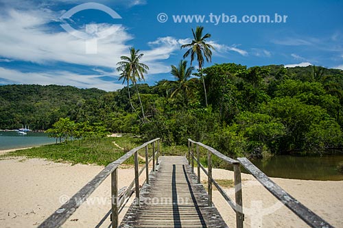  Ponte de madeira na Praia dos Mangues  - Angra dos Reis - Rio de Janeiro (RJ) - Brasil