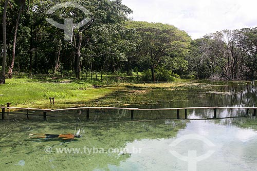  Lagoa na cidade de Salvaterra  - Salvaterra - Pará (PA) - Brasil