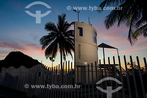  Nascer do sol na Praia do Leme - Posto 1  - Rio de Janeiro - Rio de Janeiro (RJ) - Brasil