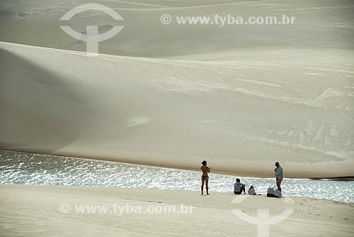  Turistas no Parque Nacional dos Lençóis Maranhenses  - Santo Amaro do Maranhão - Maranhão (MA) - Brasil