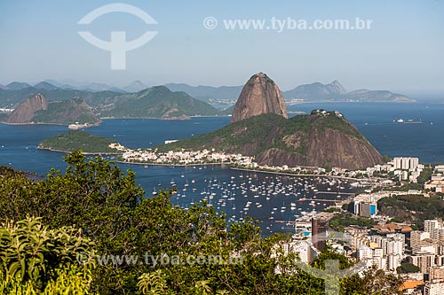  Enseada de Botafogo e Pão de Açúcar vistos do Mirante Dona Marta  - Rio de Janeiro - Rio de Janeiro (RJ) - Brasil