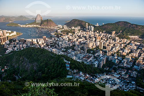  Enseada de Botafogo e Pão de Açúcar vistos do Mirante Dona Marta  - Rio de Janeiro - Rio de Janeiro (RJ) - Brasil