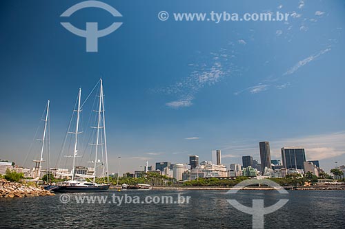  Centro da cidade visto da Marina da Glória  - Rio de Janeiro - Rio de Janeiro (RJ) - Brasil