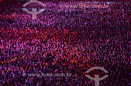  Público no Rock in Rio durante o show do cantor Justin Timberlake  - Rio de Janeiro - Rio de Janeiro (RJ) - Brasil