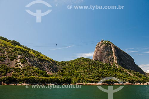  Vista do Pão de Açúcar a partir do costão da Praia Vermelha  - Rio de Janeiro - Rio de Janeiro (RJ) - Brasil