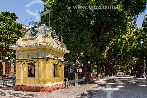  Bar do Parque com Teatro da Paz ao fundo próximo à Praça da República  - Belém - Pará (PA) - Brasil