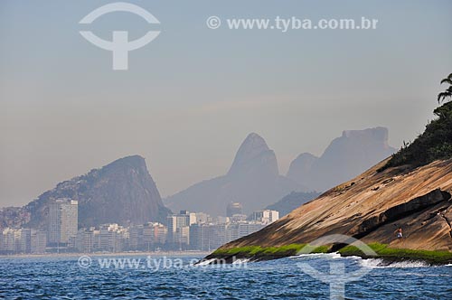  Vista da orla da Praia de Copacabana  - Rio de Janeiro - Rio de Janeiro (RJ) - Brasil