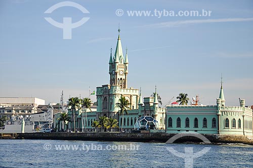  Vista do Castelo da Ilha Fiscal a partir da Baía de Guanabara  - Rio de Janeiro - Rio de Janeiro (RJ) - Brasil