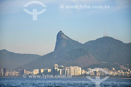  Vista do Cristo Redentor a partir da Enseada de Botafogo  - Rio de Janeiro - Rio de Janeiro (RJ) - Brasil