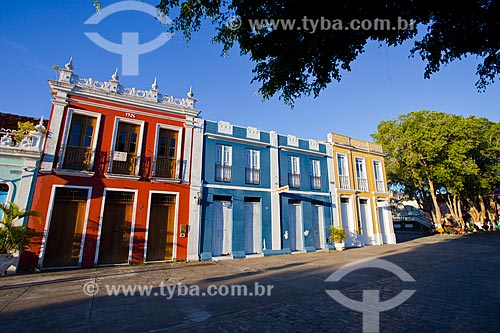  Casarios no centro histórico Governador Paulo Souto - na cidade de Canavieiras  - Canavieiras - Bahia (BA) - Brasil