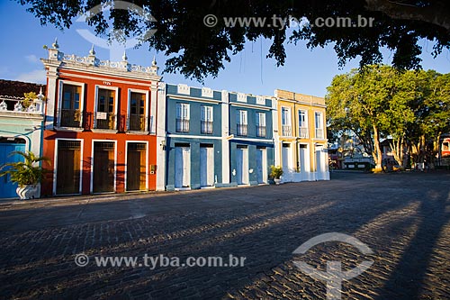  Casarios no centro histórico Governador Paulo Souto - na cidade de Canavieiras  - Canavieiras - Bahia (BA) - Brasil