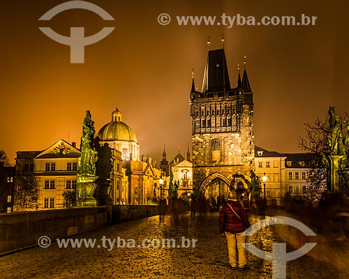  Ponte Carlos (Charles Bridge)  - Praga - Região da Boêmia Central - República Tcheca