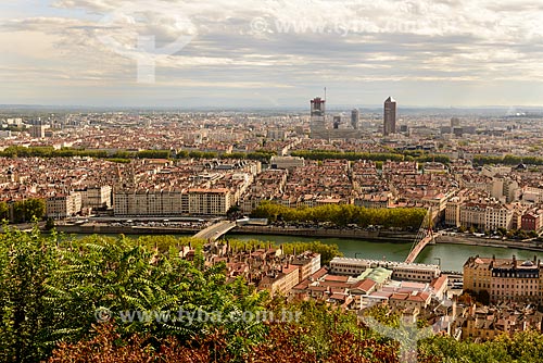  Vista de Lyon  - Lyon - Departamento de Ródano - França