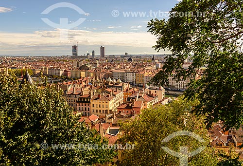  Vista de Lyon  - Lyon - Departamento de Ródano - França