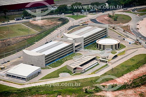  Foto aérea da Faculdade de Tecnologia do Estado de São Paulo (FATEC)  - São Paulo - São Paulo (SP) - Brasil