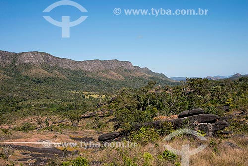  Vista geral do Vale da lua no Parque Nacional da Chapada dos Veadeiros  - Alto Paraíso de Goiás - Goiás (GO) - Brasil