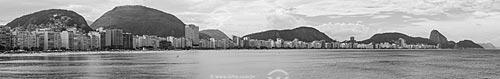  Vista geral da orla de Copacabana  - Rio de Janeiro - Rio de Janeiro (RJ) - Brasil