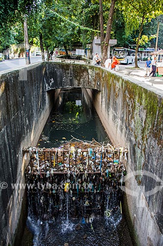  Poluição no Rio Carioca  - Rio de Janeiro - Rio de Janeiro (RJ) - Brasil