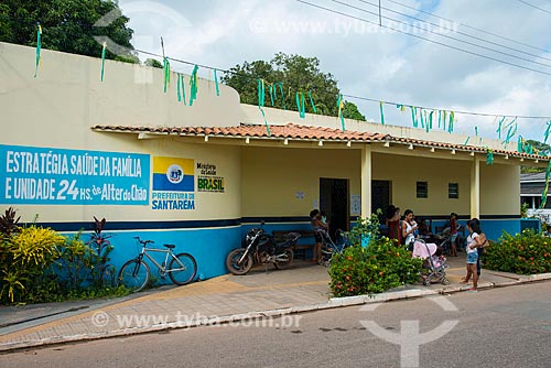  Posto de saúde no distrito de Alter-do-Chão  - Santarém - Pará (PA) - Brasil