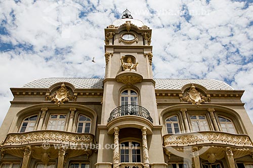  Detalhe do Paço Municipal (1916) - antiga sede da prefeitura de Curitiba, atual Museu Paranaense  - Curitiba - Paraná (PR) - Brasil