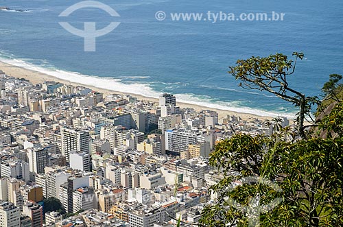  Vista dos prédios em Copacabana a partir do Morro dos Cabritos  - Rio de Janeiro - Rio de Janeiro (RJ) - Brasil