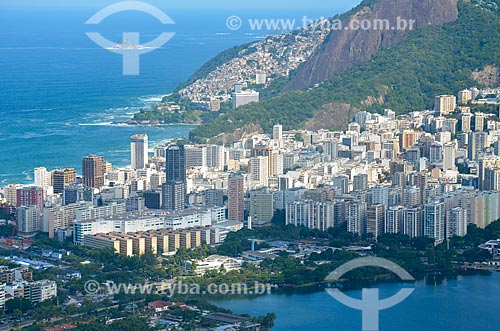  Vista dos prédios do Leblon a partir do Morro dos Cabritos  - Rio de Janeiro - Rio de Janeiro (RJ) - Brasil