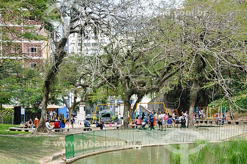  Pessoas no playground do Parque Guile  - Rio de Janeiro - Rio de Janeiro (RJ) - Brasil