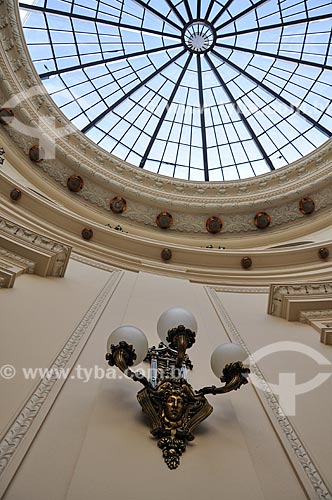  Detalhe da clarabóia do Centro Cultural Banco do Brasil (1906)  - Rio de Janeiro - Rio de Janeiro (RJ) - Brasil