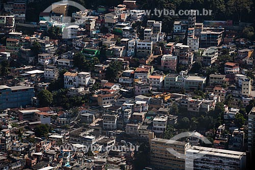  Foto aérea da favela do Vidigal  - Rio de Janeiro - Rio de Janeiro (RJ) - Brasil