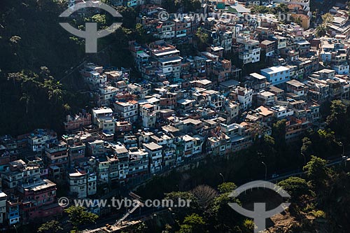  Foto aérea da Favela do Vidigal  - Rio de Janeiro - Rio de Janeiro (RJ) - Brasil